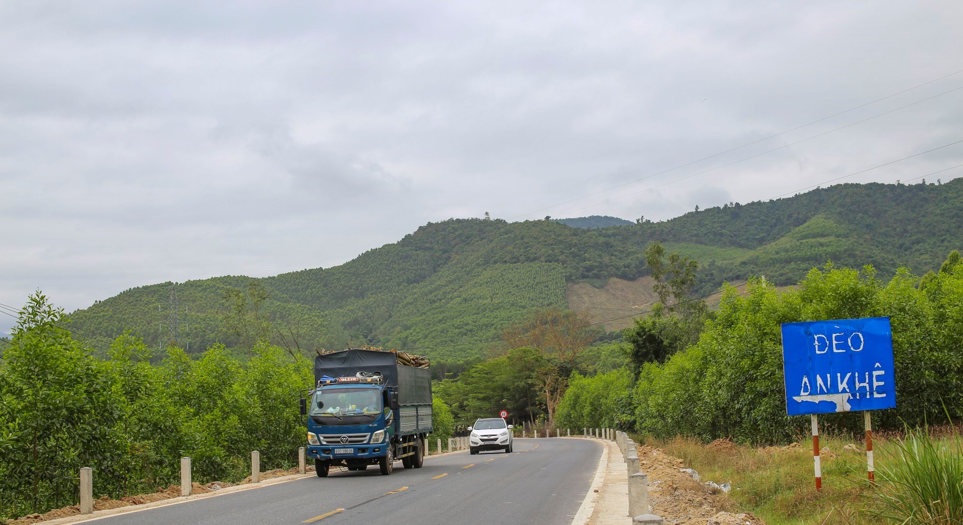 Tuyến quốc lộ 19 hiện hữu nối Bình Định - Gia Lai. Ảnh: Trương Định