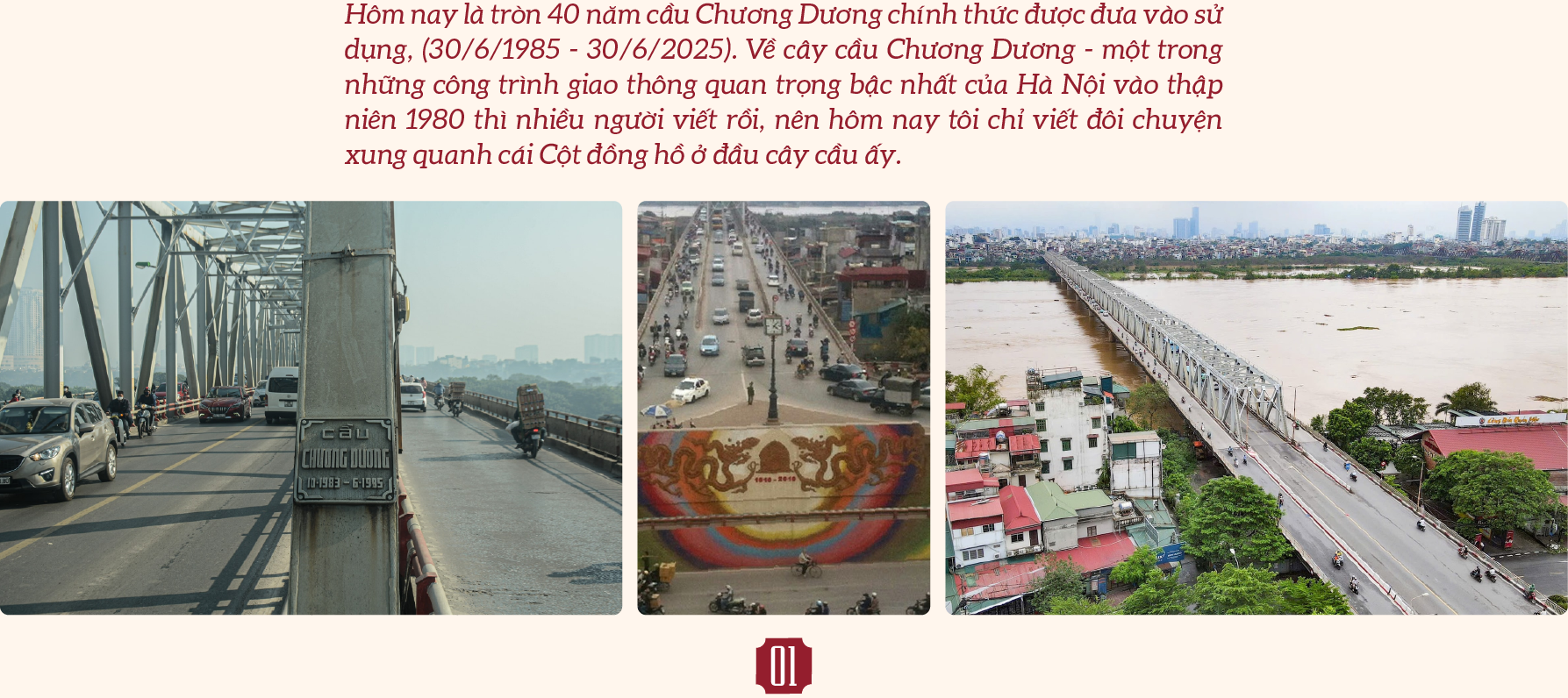 Chuyện về cột đồng hồ ở đầu cầu Chương Dương - Ảnh 2