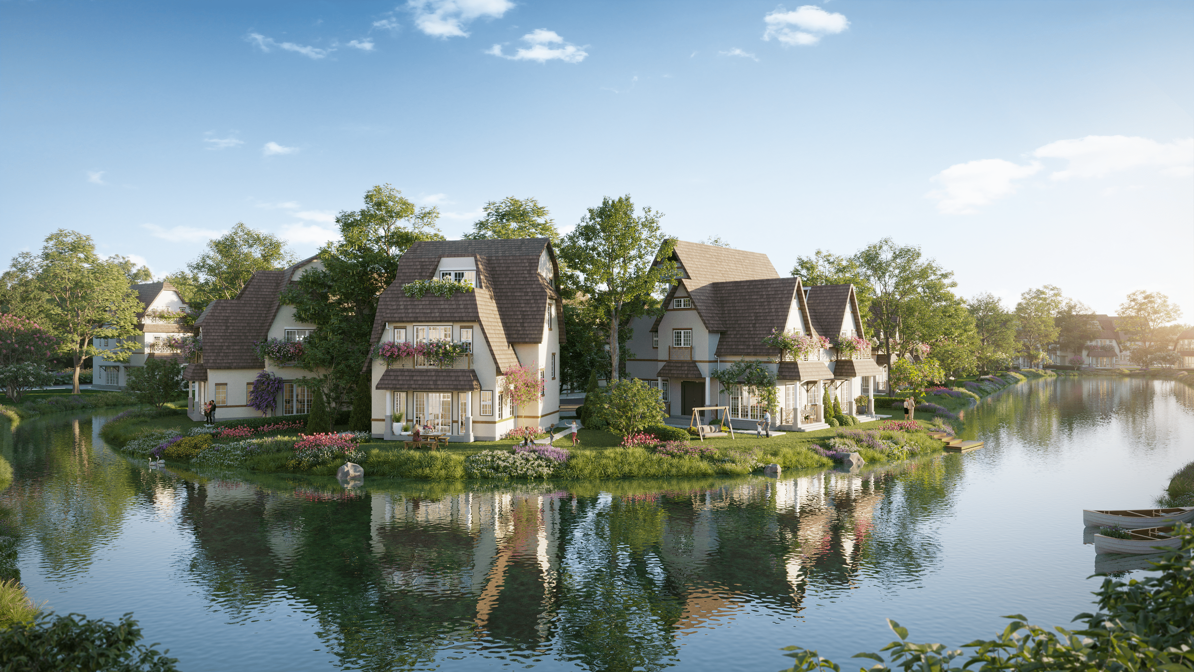 Đảo Ch&acirc;u &Acirc;u với 10ha mặt nước tạo n&ecirc;n một trong 3 gi&aacute; trị cốt l&otilde;i tạo n&ecirc;n hệ sinh th&aacute;i sống to&agrave;n diện.