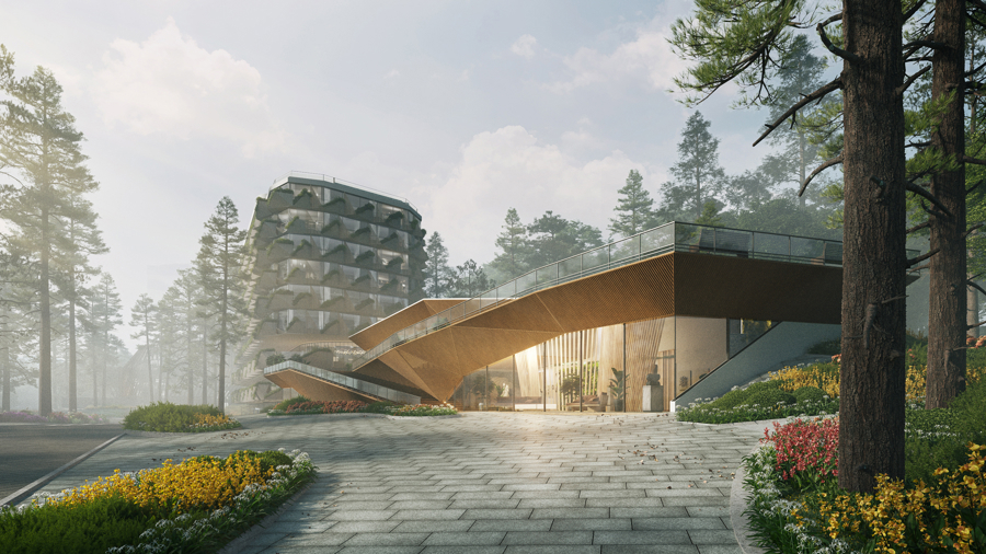 Haus Private Club is located in a prime location in Da Lat, in front of Xuan Huong Lake.