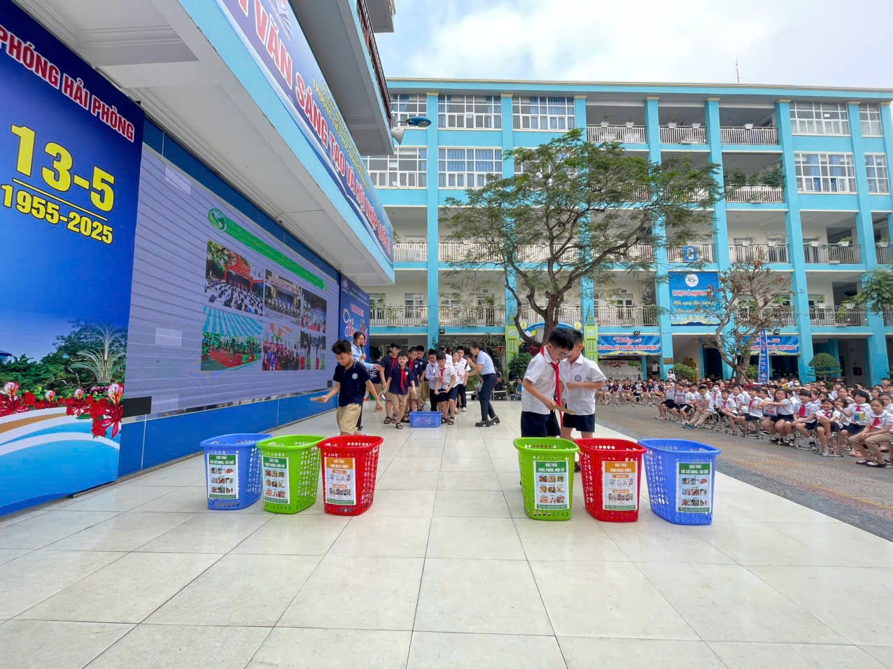 Hải Phòng lan tỏa mô hình phân loại rác tại nguồn trong học đường - Ảnh 1