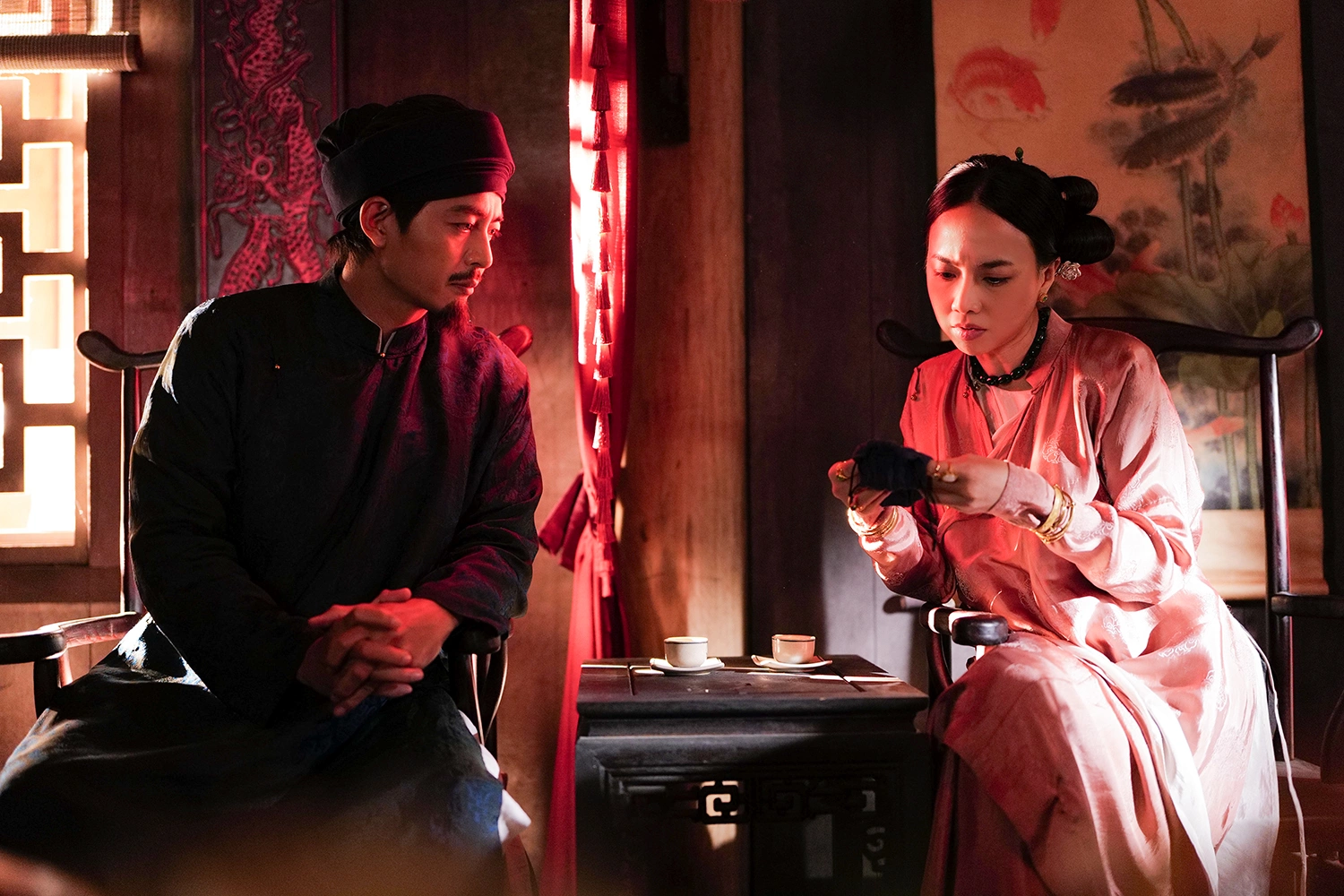 Một cảnh trong phim Thám tử Kiên.