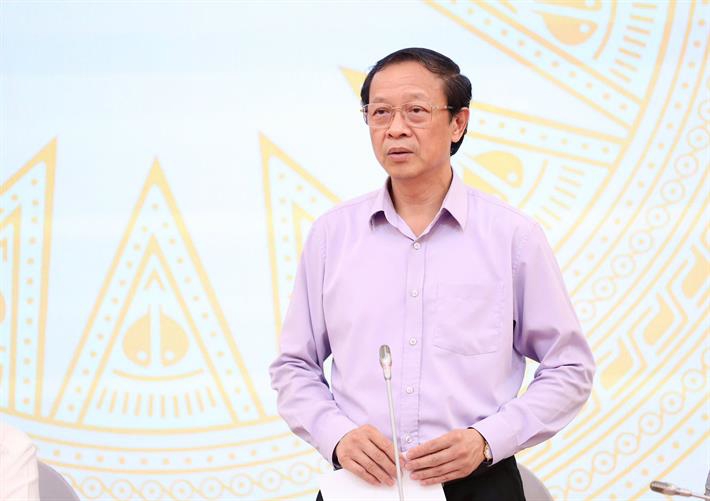 Thứ trưởng Thường trực Phạm Ngọc Thưởng thông tin về công tác đào tạo, chuẩn bị nhân sự cho lĩnh vực công nghệ cao. Ảnh: MOET.