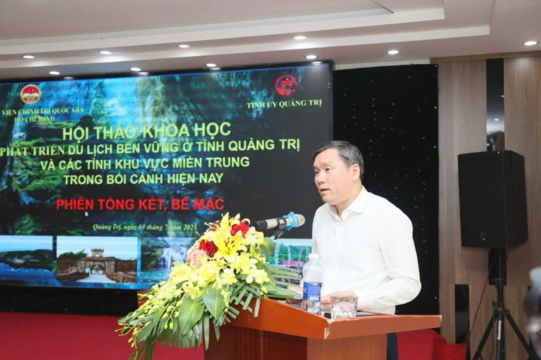 GS.TS L&ecirc; Văn Lợi, Ph&oacute; Gi&aacute;m đốc Học viện Ch&iacute;nh trị quốc gia Hồ Ch&iacute; Minh.