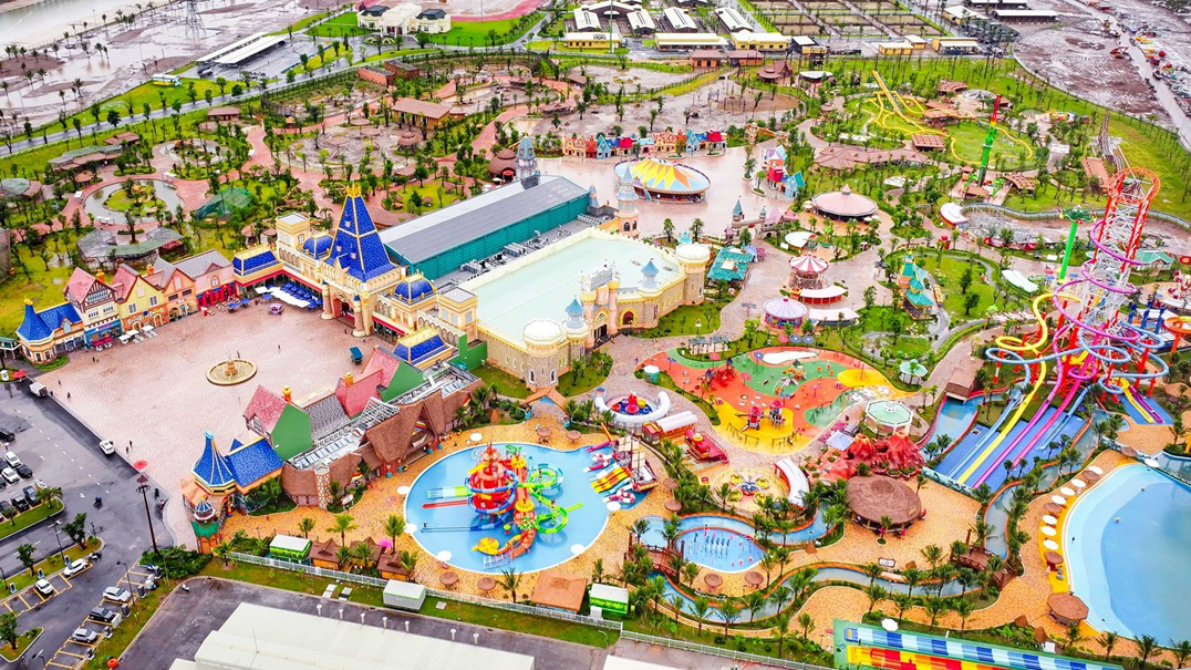 Công viên kết hợp vui chơi giải trí đảo Vũ Yên đã được đầu tư đi vào hoạt động.