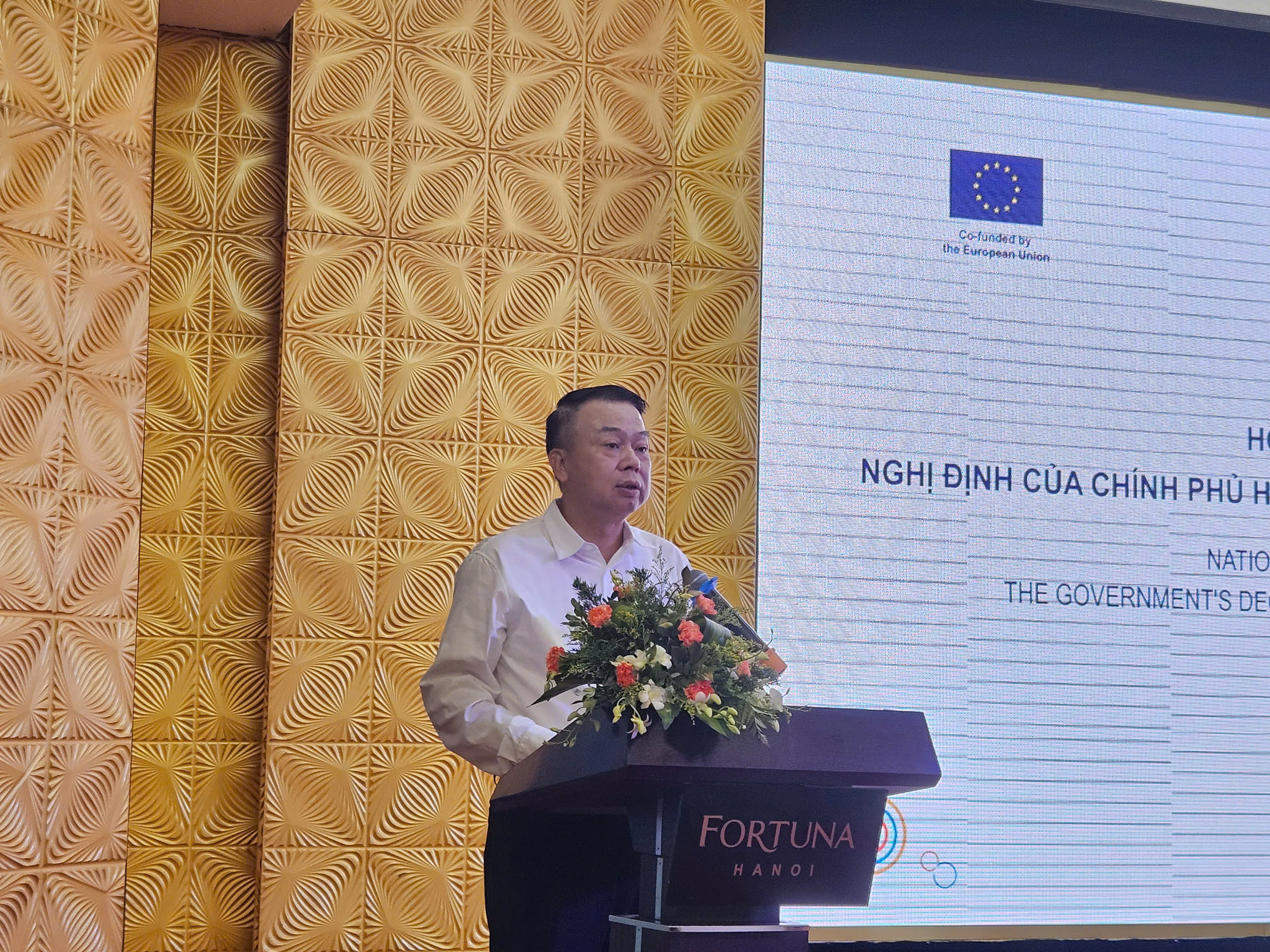 Ông Nguyễn Đức Chi, Thứ trưởng Tài chính phát biểu tại hội nghị