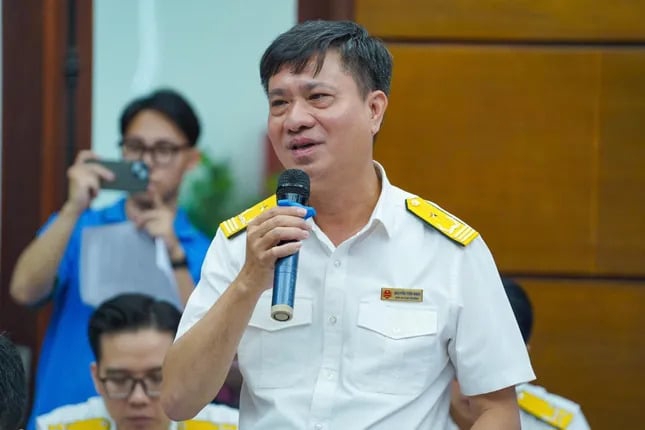 Ông Nguyễn Tiến Minh, Phó trưởng Thuế TP. Hà Nội phát biểu tại toạ đàm