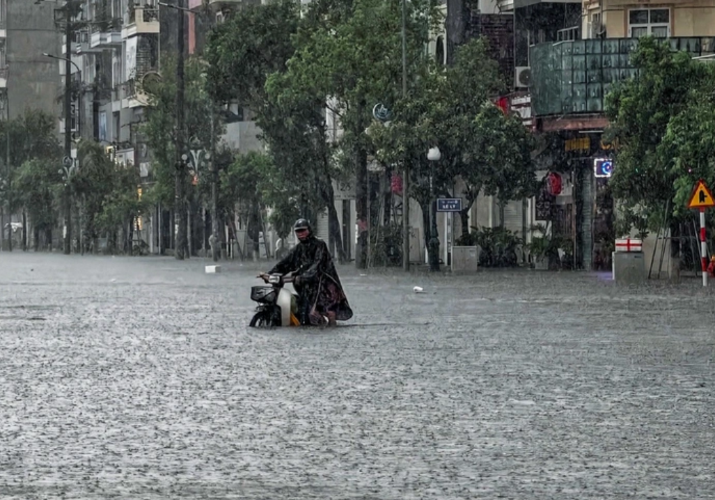 Mưa lớn có thể gây ngập nhiều đường phố. Ảnh minh hoạ.