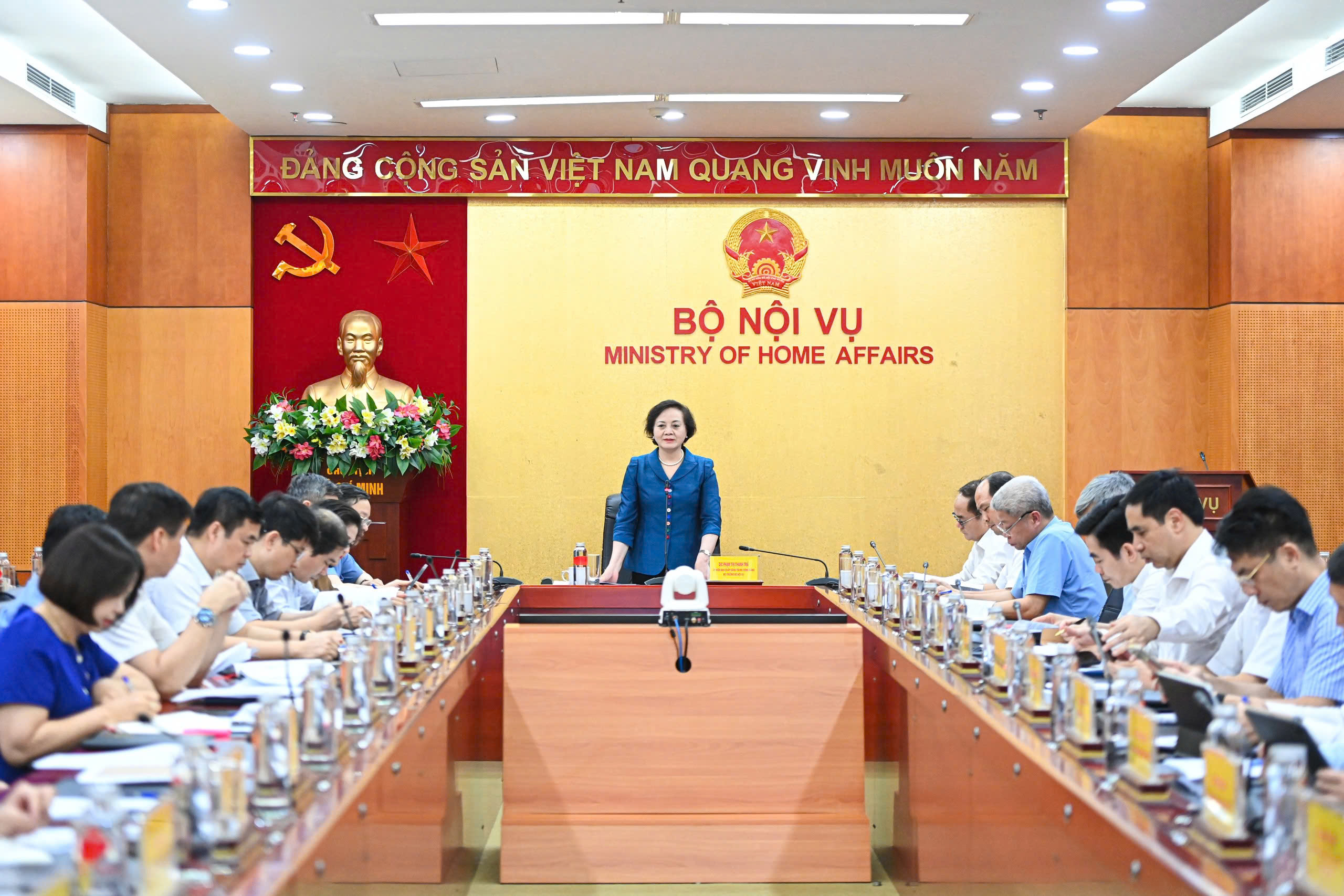 To&agrave;n cảnh cuộc họp. Ảnh: MOHA.