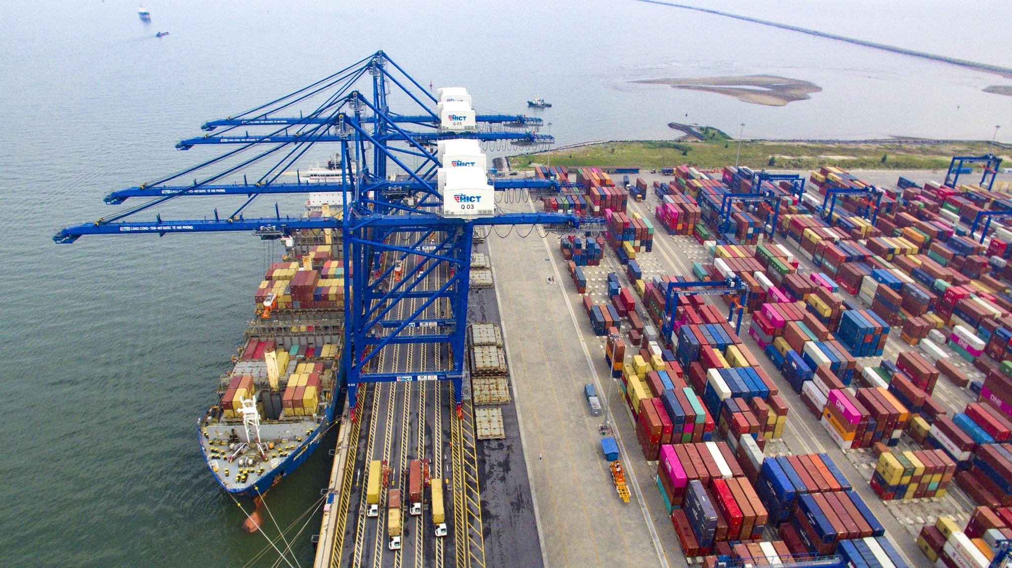 Khu cảng Lạch Huyện tiếp tục được chấp thuận chủ trương đầu tư thêm 4 bến container số 9, 10, 11 và 12.