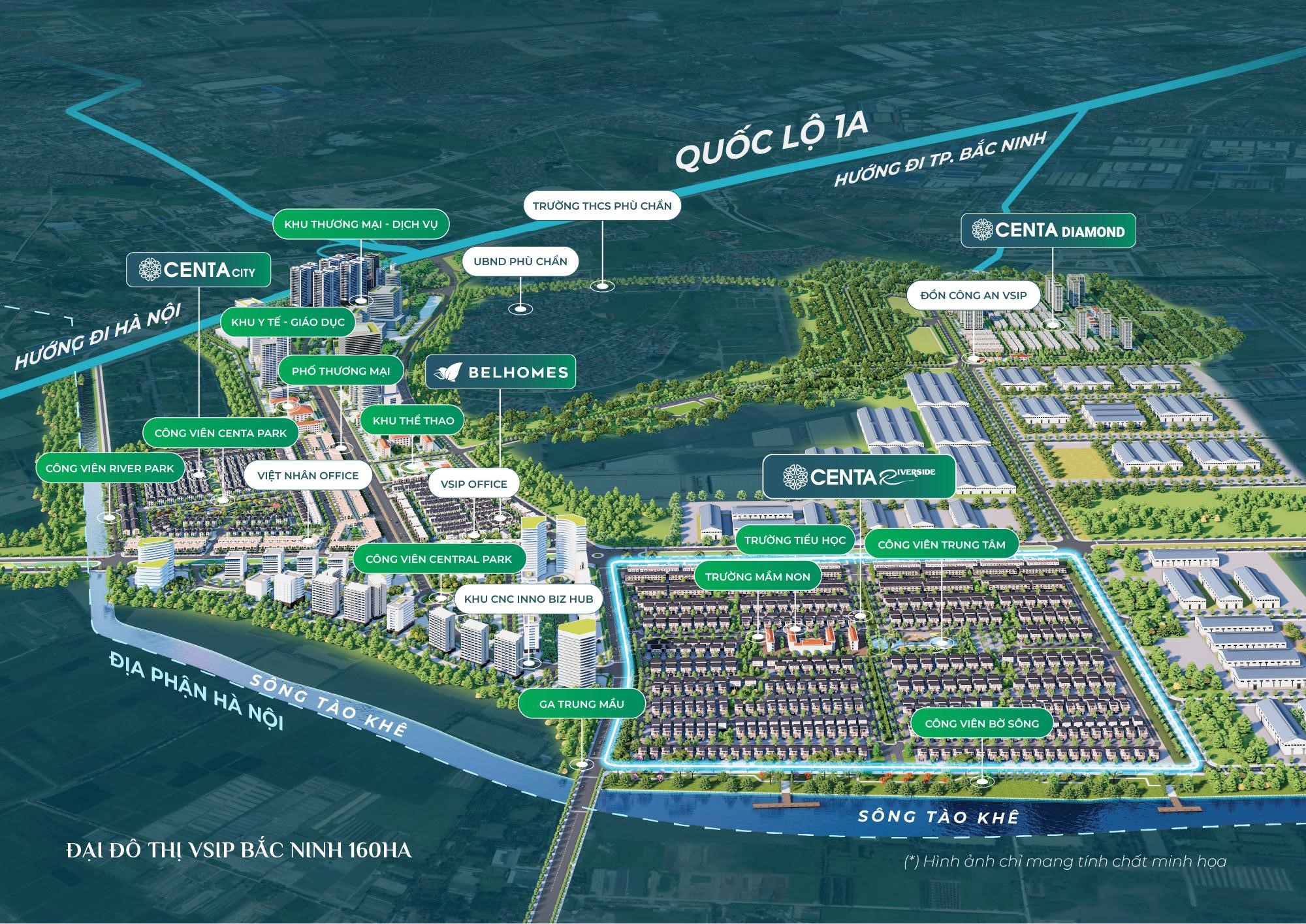 Tổng vốn đầu tư vào VSIP Bắc Ninh là 2,5 tỷ USD, thu hút hơn 125 nhà đầu tư.