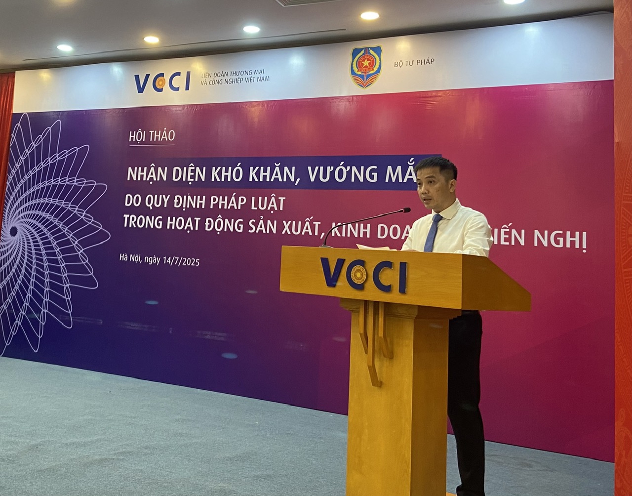 Ông Đậu Anh Tuấn, Phó Tổng Thư ký VCCI.