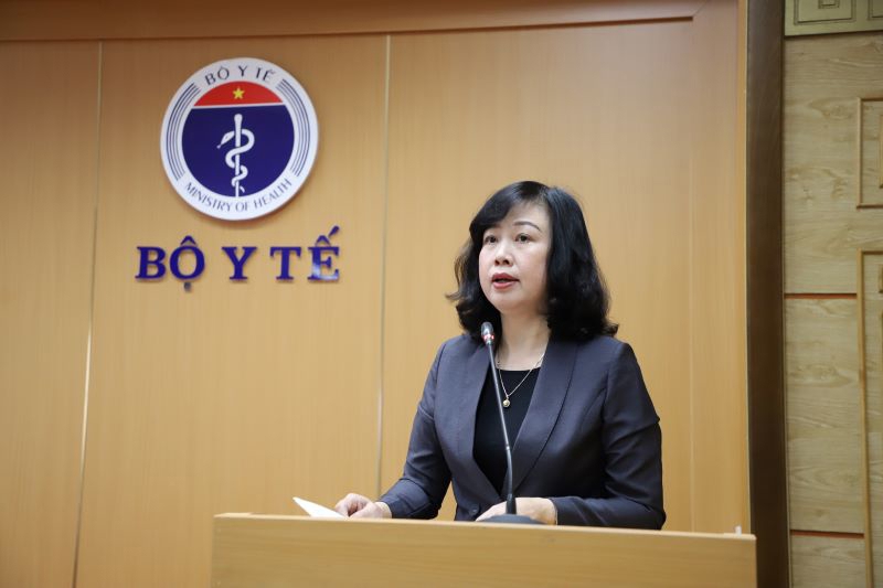 Bộ trưởng Bộ Y tế Đào Hồng Lan. Ảnh: Trần Minh.