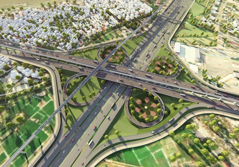 Đường V&agrave;nh đai 4 l&agrave; một trong những dự &aacute;n trọng điểm quốc gia, dự kiến sẽ ho&agrave;n th&agrave;nh v&agrave;o năm 2026 v&agrave; bắt đầu khai th&aacute;c từ năm 2027.