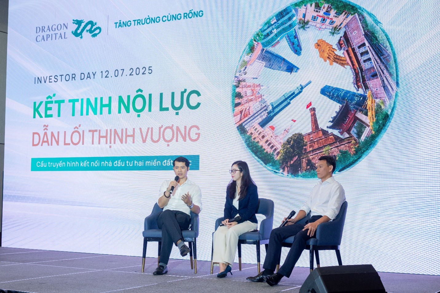 Các chuyên gia Dragon Capital tại sự kiện dành cho nhà đầu tư gần đây.