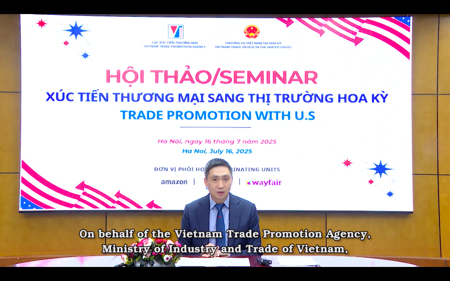 Ông Hoàng Minh Chiến, Phó Cục trưởng Cục Xúc tiến thương mại, Bộ Công Thương.