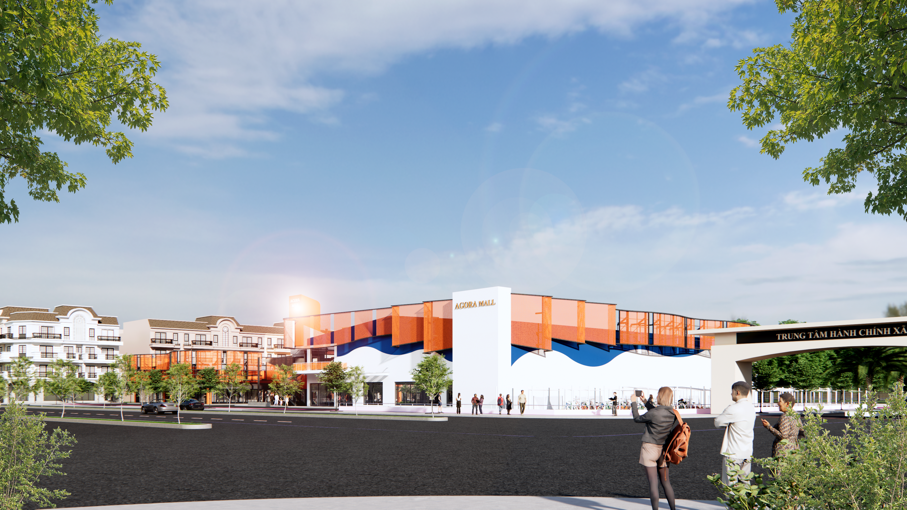 Phối cảnh Trung tâm thương mại Agora Mall quy mô 5.800m2.