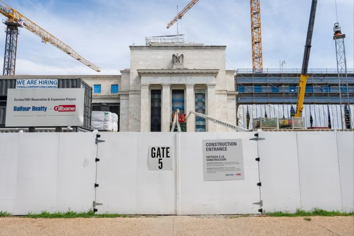 T&ograve;a nh&agrave; trụ sở Marriner S Eccles của Fed - Ảnh: Bloomberg