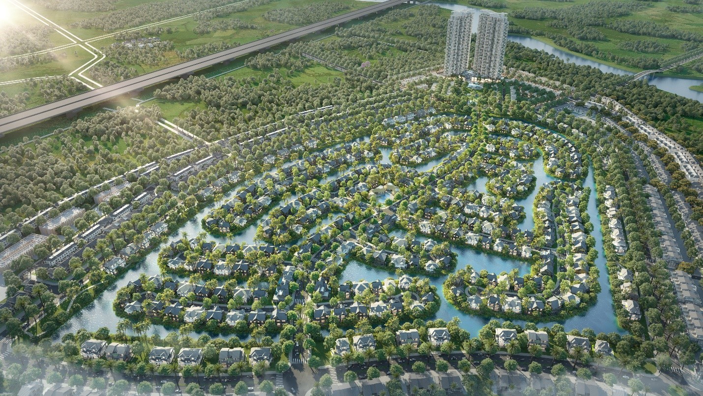 Retreat Island nằm tại trung tâm trái tim Eco Retreat.