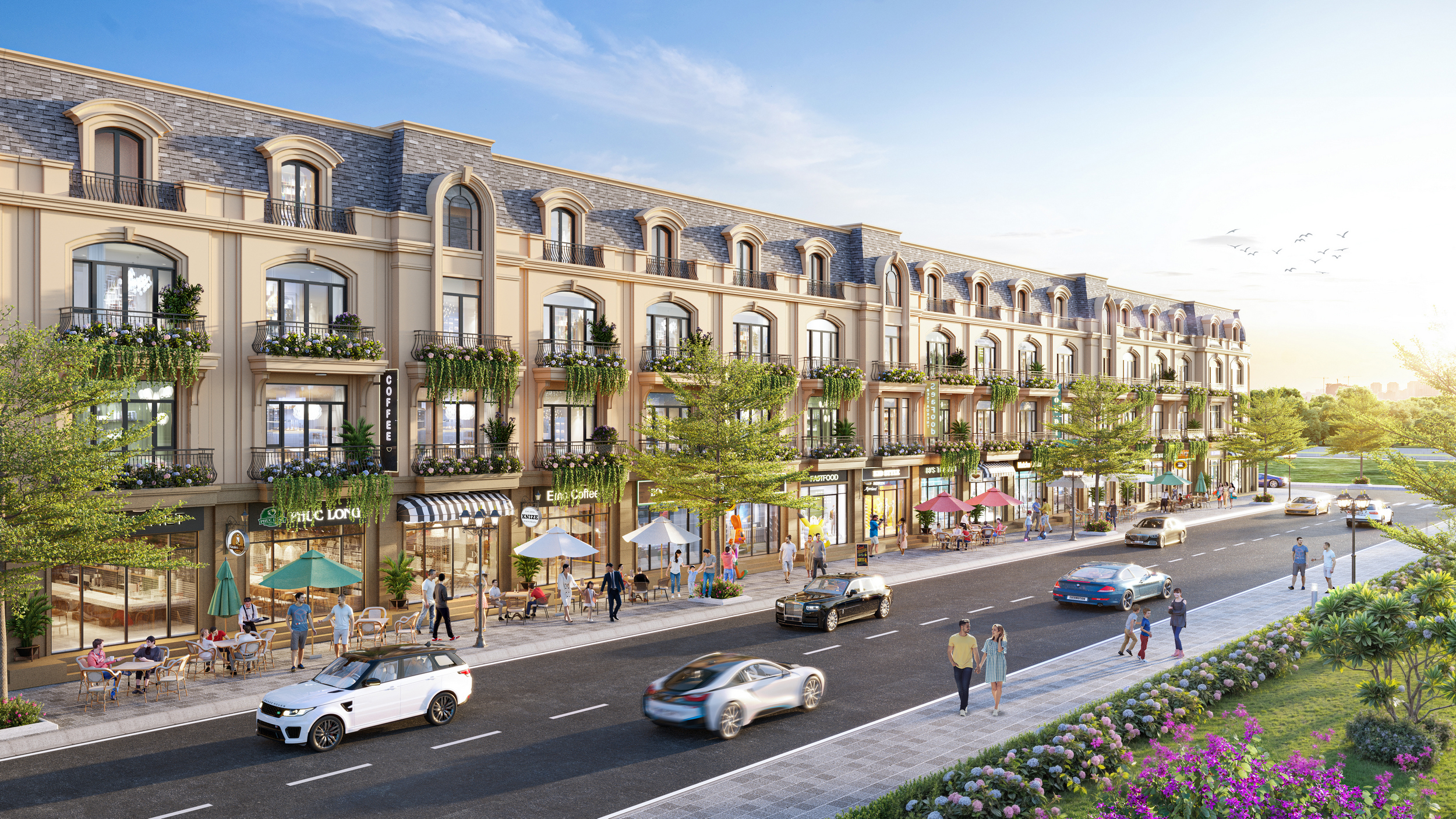 Nh&agrave; phố thương mại tại c&aacute;c khu đ&ocirc; thị kiểu mẫu l&agrave; sản phẩm được nh&agrave; đầu tư săn đ&oacute;n.