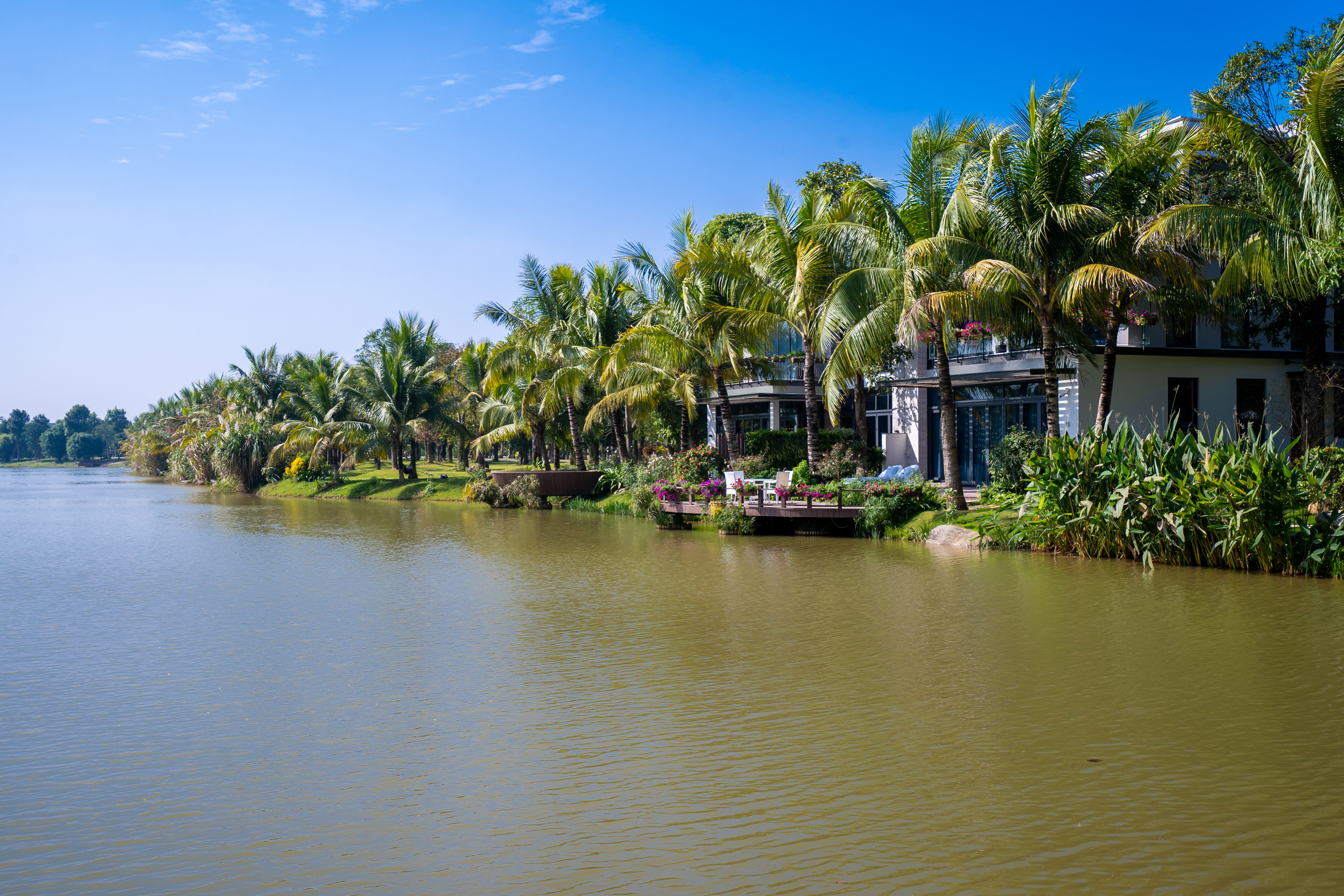 Một góc biệt thự đảo Ecopark Hưng Yên.