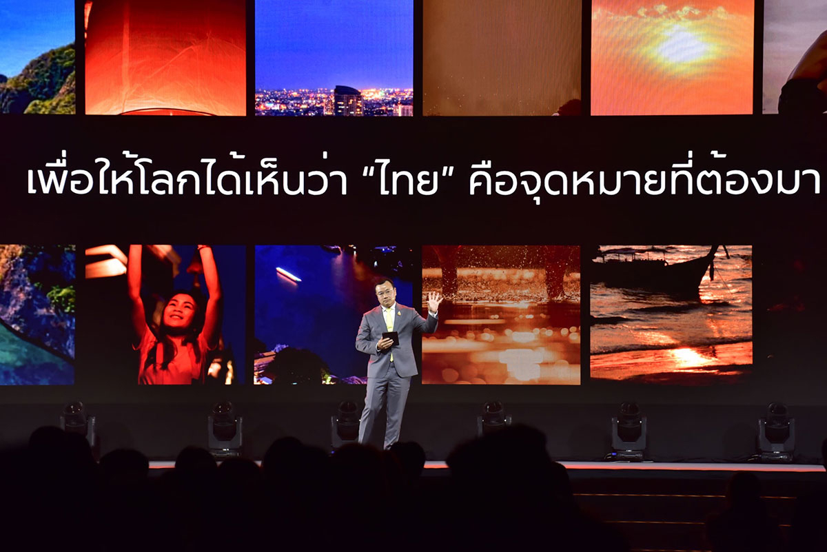 Sorawong Thienthong trình bày về chiến lược du lịch 