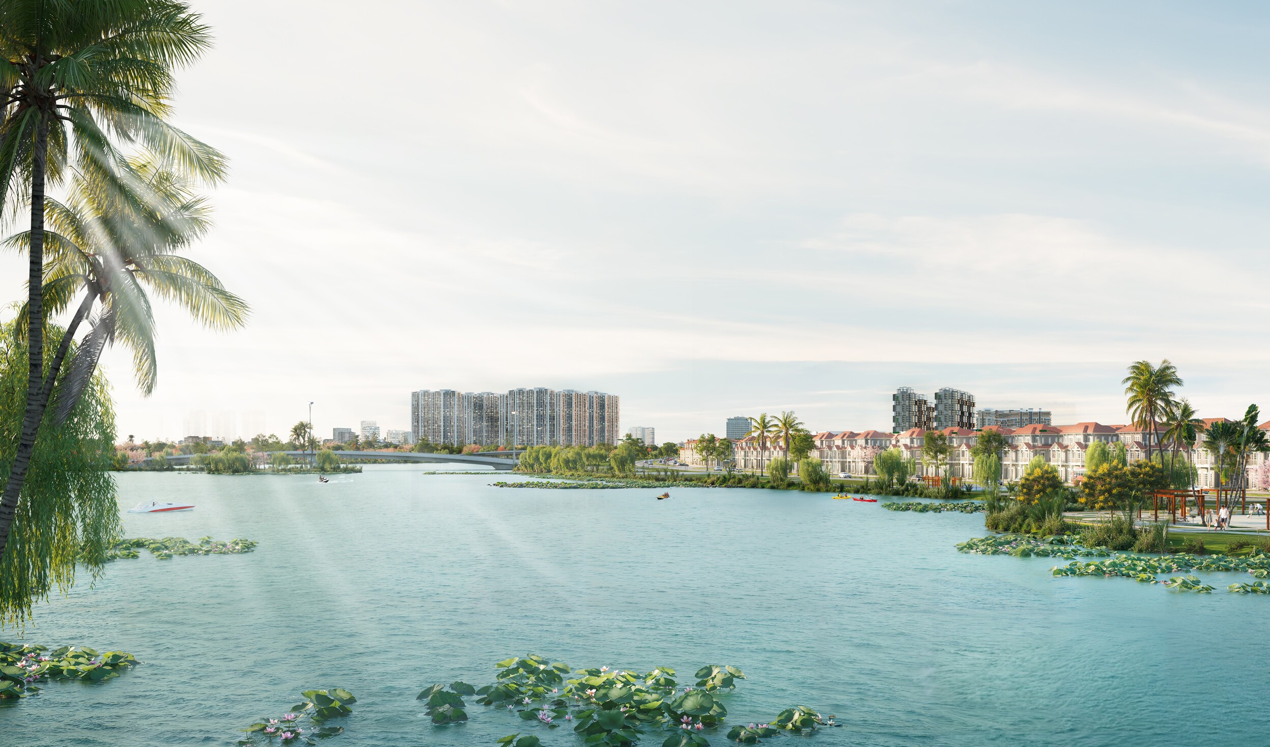 Dự &aacute;n Khu đ&ocirc; thị cao cấp M&ecirc; Linh với tổng mức đầu tư 15.000 tỷ đồng. (Ảnh minh họa: Sun Property).