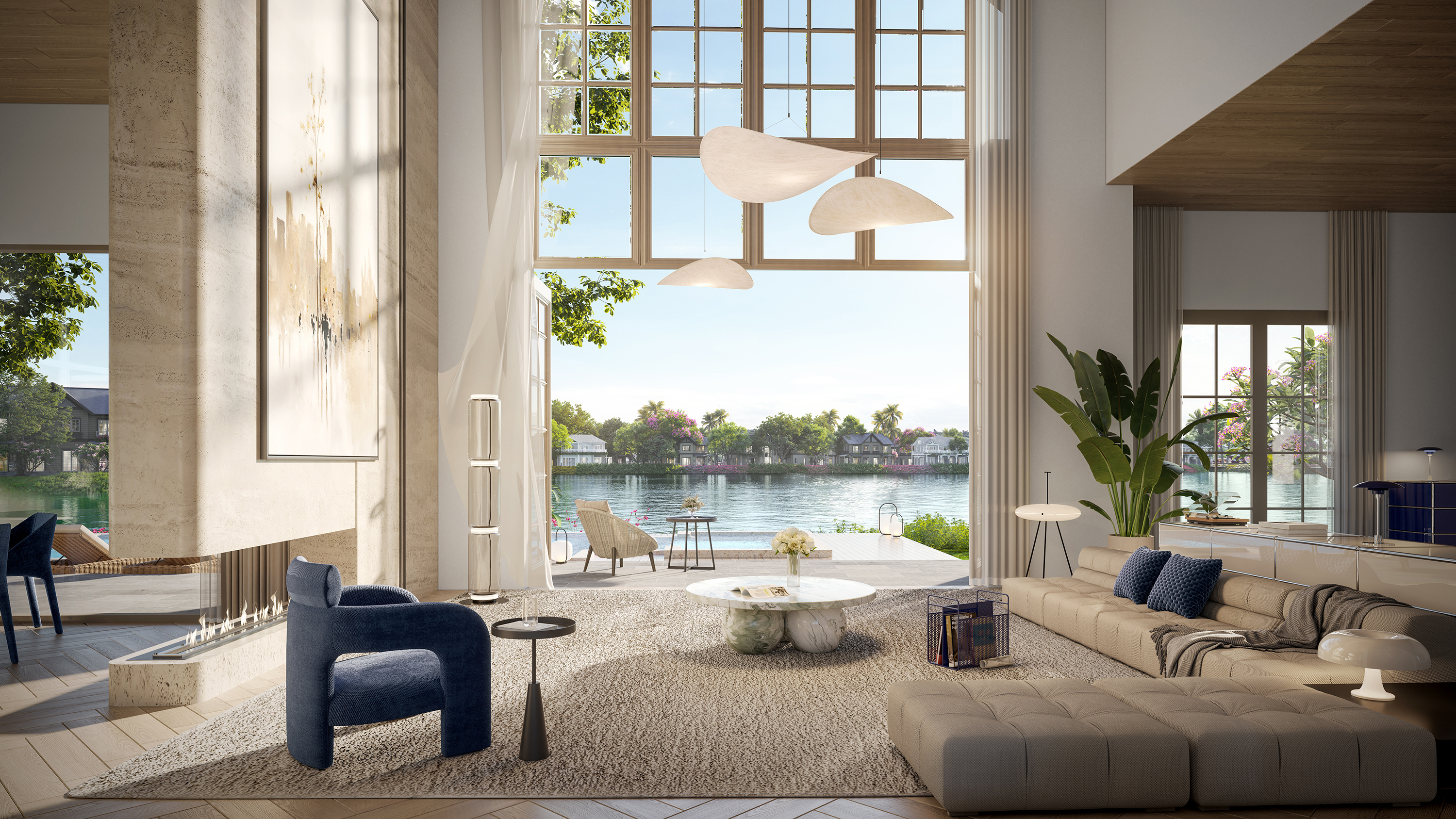 Thi&ecirc;n nhi&ecirc;n ngập tr&agrave;n sau mỗi khung cửa.