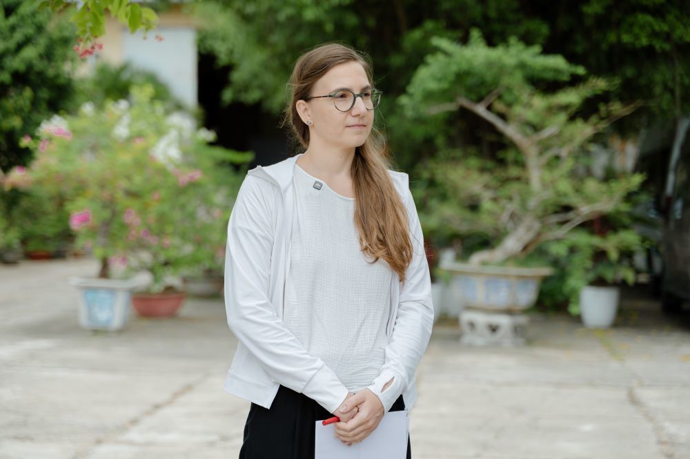 Bà Carina van Weelden, cán bộ của GIZ tại Việt Nam. 