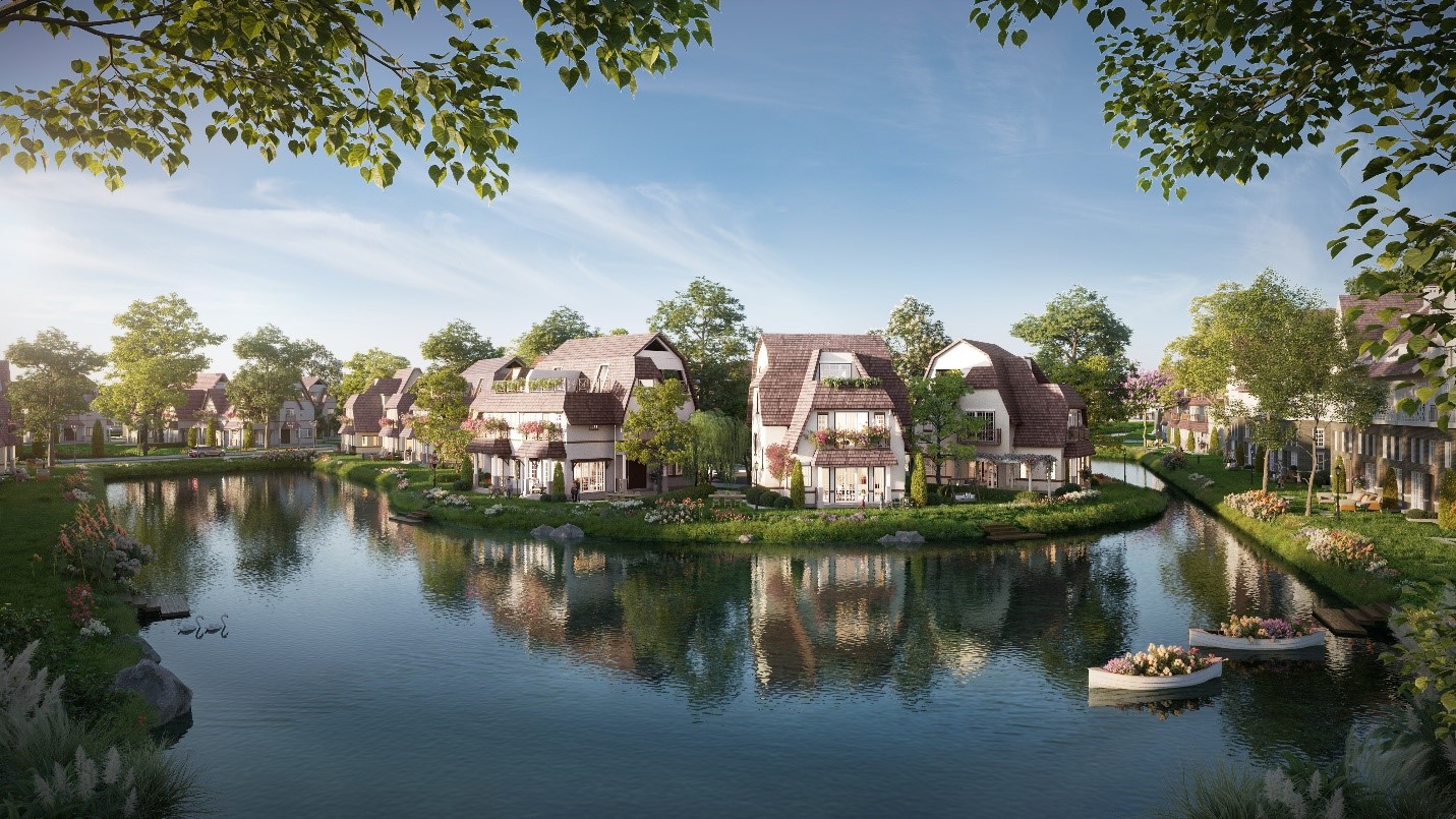 Ecopark thau chua rửa mặn vùng đất gần 200ha trong 2 năm tạo hệ sinh thái nước ngọt phong phú.