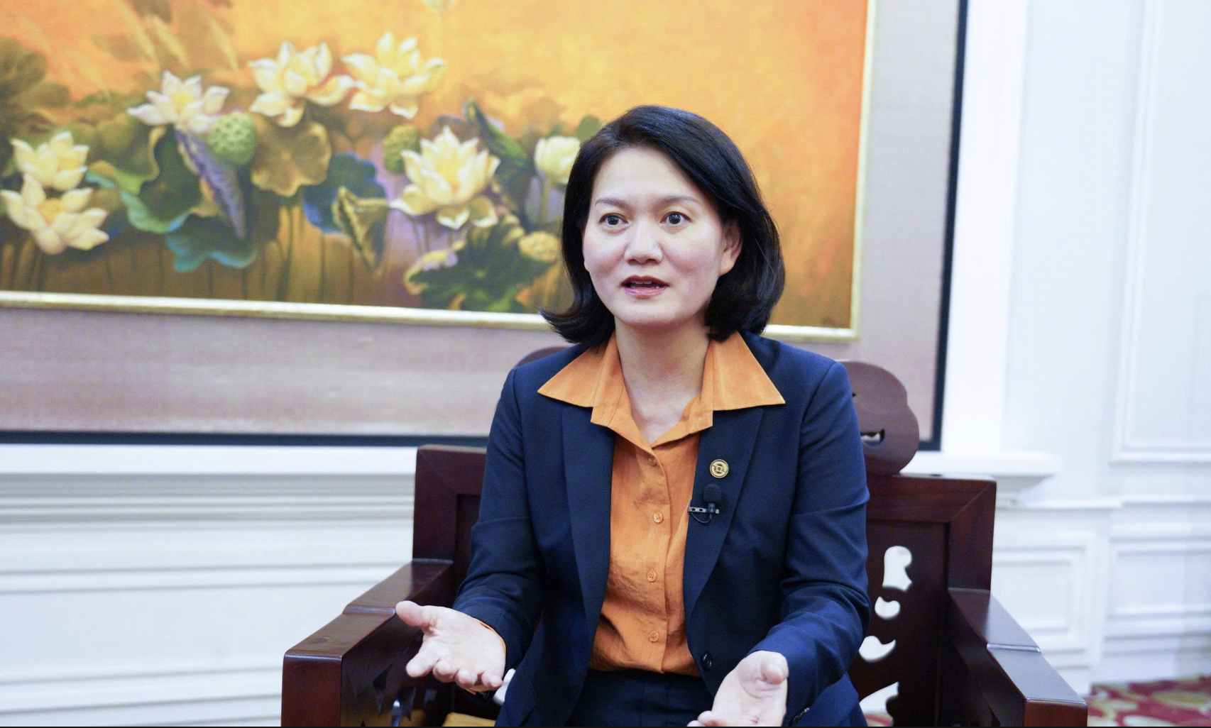 Bà Nguyễn Thị Việt Hà, Quyền Chủ tịch Sở Giao dịch Chứng khoán TP. Hồ Chí Minh (HOSE). 