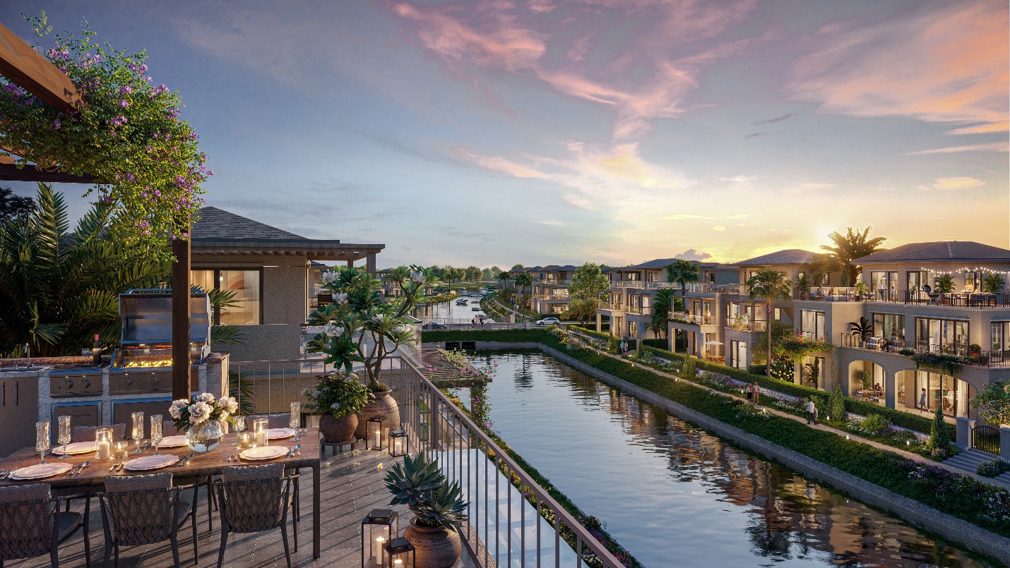 B&ocirc;̣ sưu t&acirc;̣p tư dinh The Pearl được quy hoạch theo m&ocirc; hình compound bi&ecirc;̣t l&acirc;̣p.