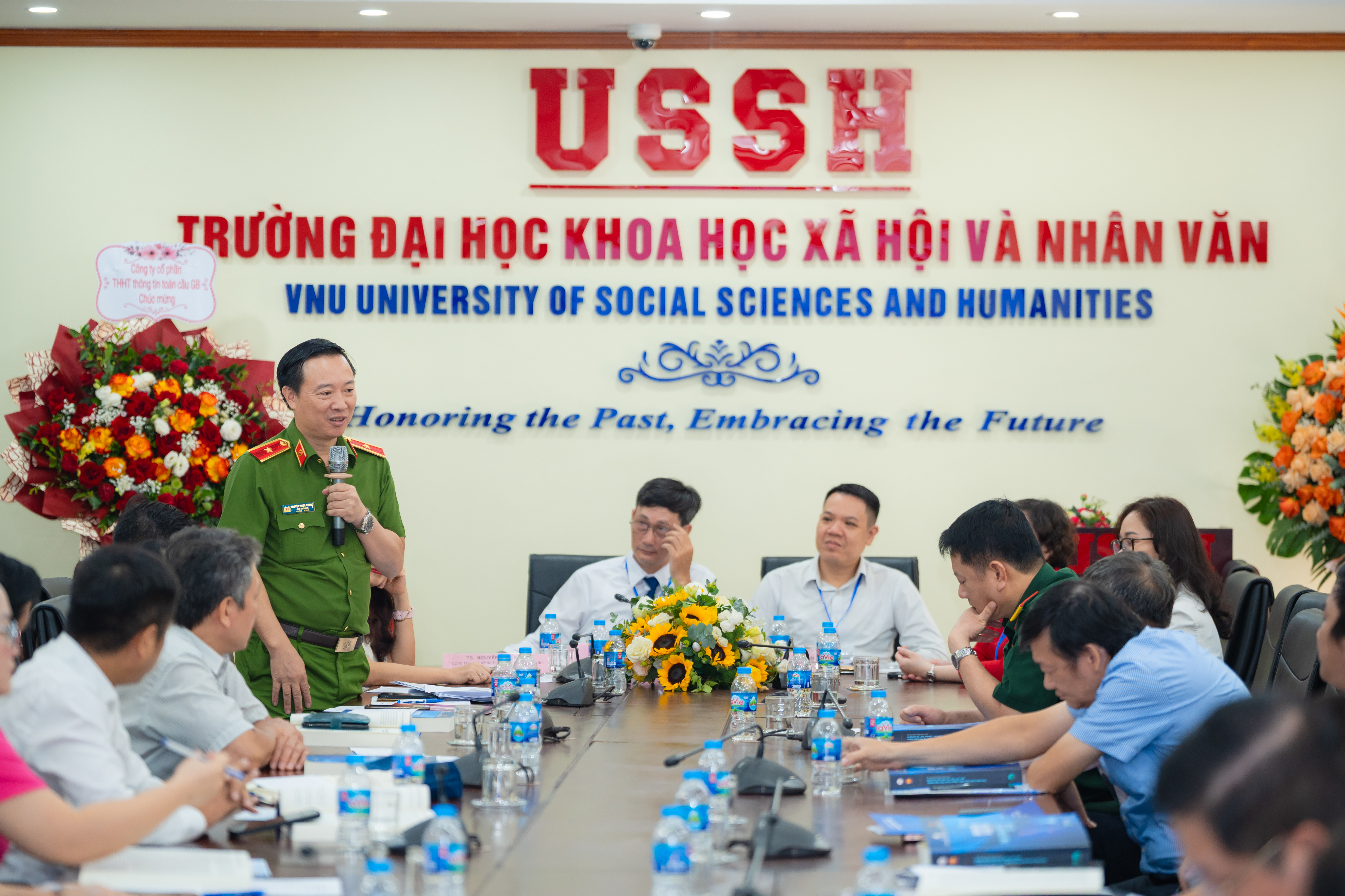 Thiếu tướng Nguyễn Ngọc Cương nhấn mạnh vai trò quan trọng của việc quản trị dữ liệu tập trung.