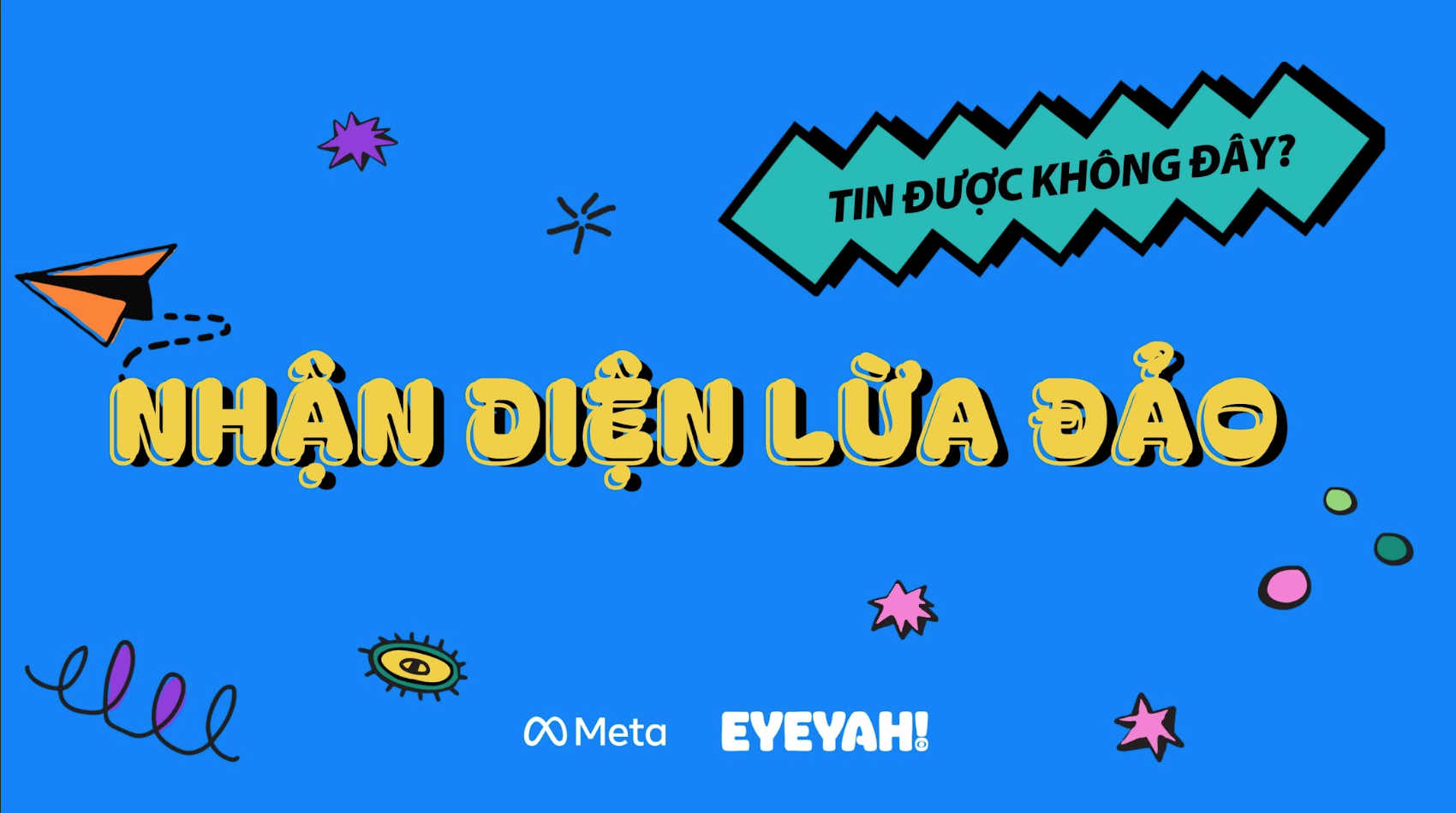 Meta hợp tác cùng nền tảng giáo dục ứng dụng thị giác Eyeyah! để giới thiệu một trò chơi tương tác nhằm đưa kiến thức phòng chống lừa đảo đến gần hơn với người dùng theo cách trực quan và dễ tiếp cận. Ảnh: Meta