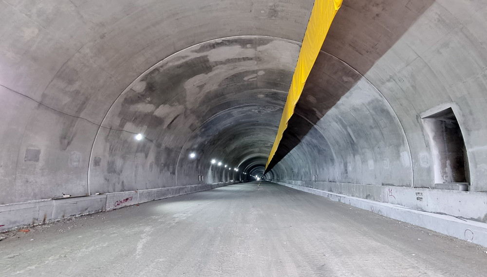 Hầm Núi Vung thuộc Dự án Cao tốc Cam Lâm - Vĩnh Hảo.