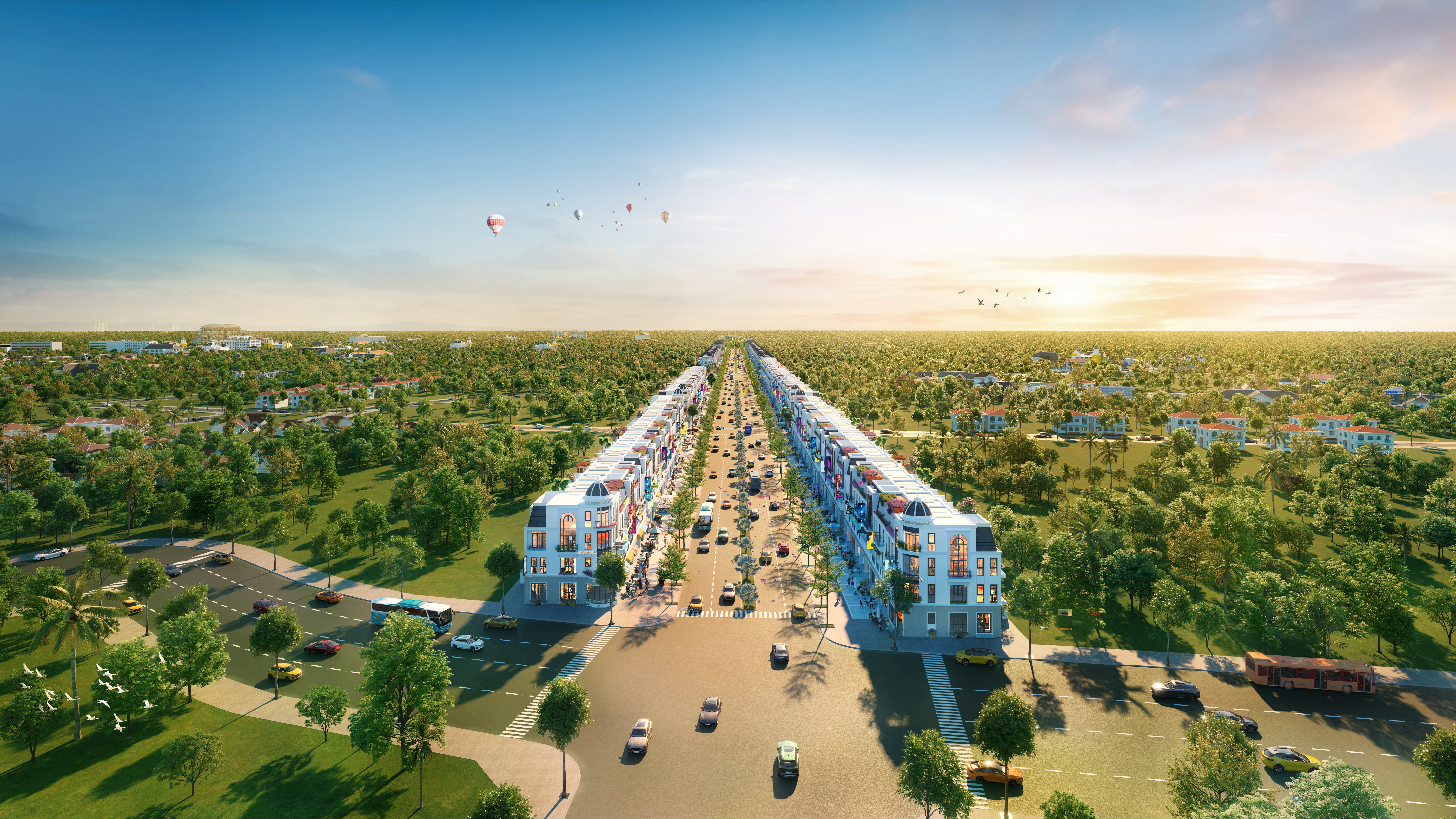 Imperia Grand Plaza Đức Hòa - Trục xương sống kết nối đô thị vệ tinh tương lai.