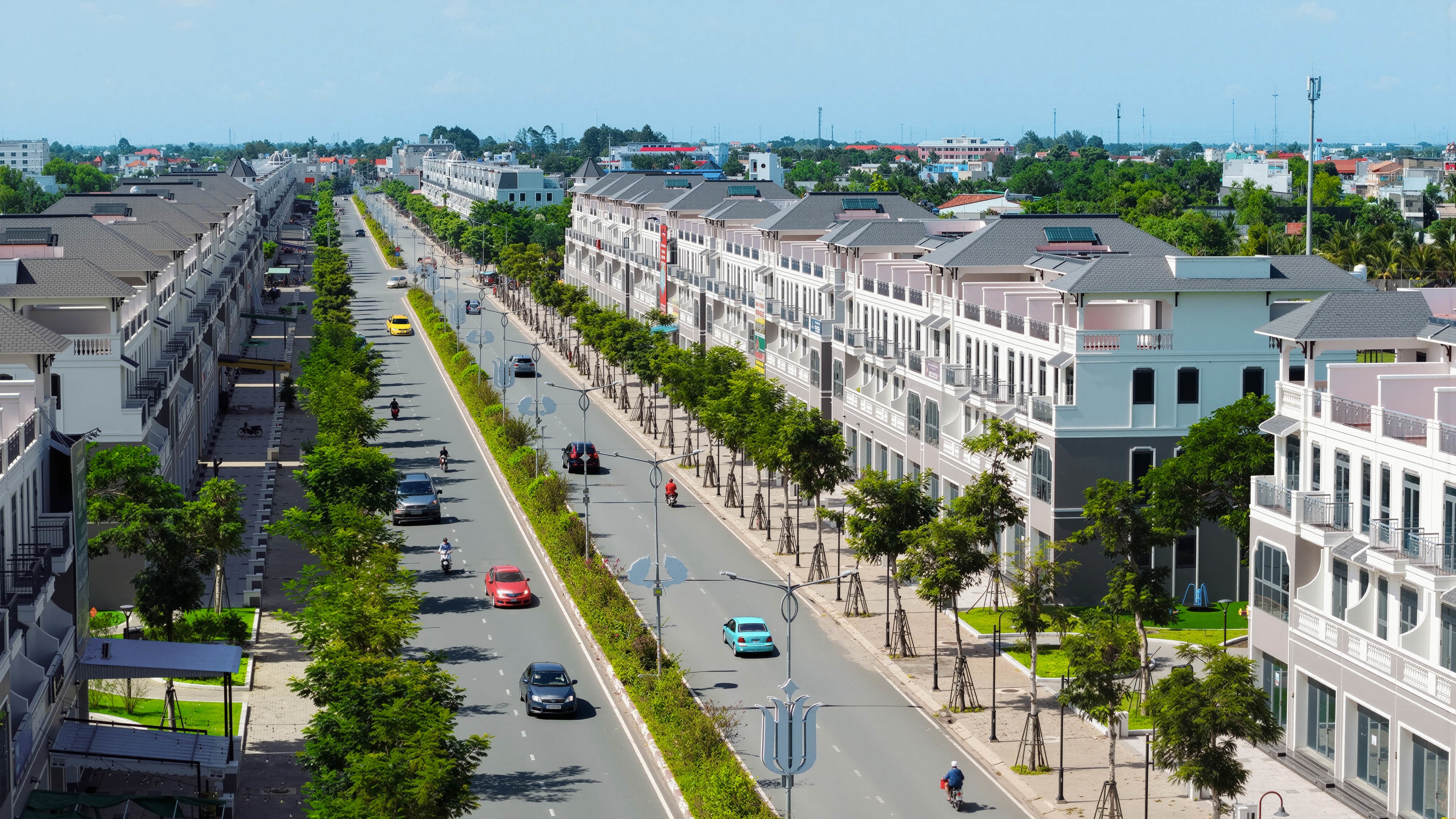 Shophouse đã hiện hữu, sẵn sàng kinh doanh và cho thuê ngay.