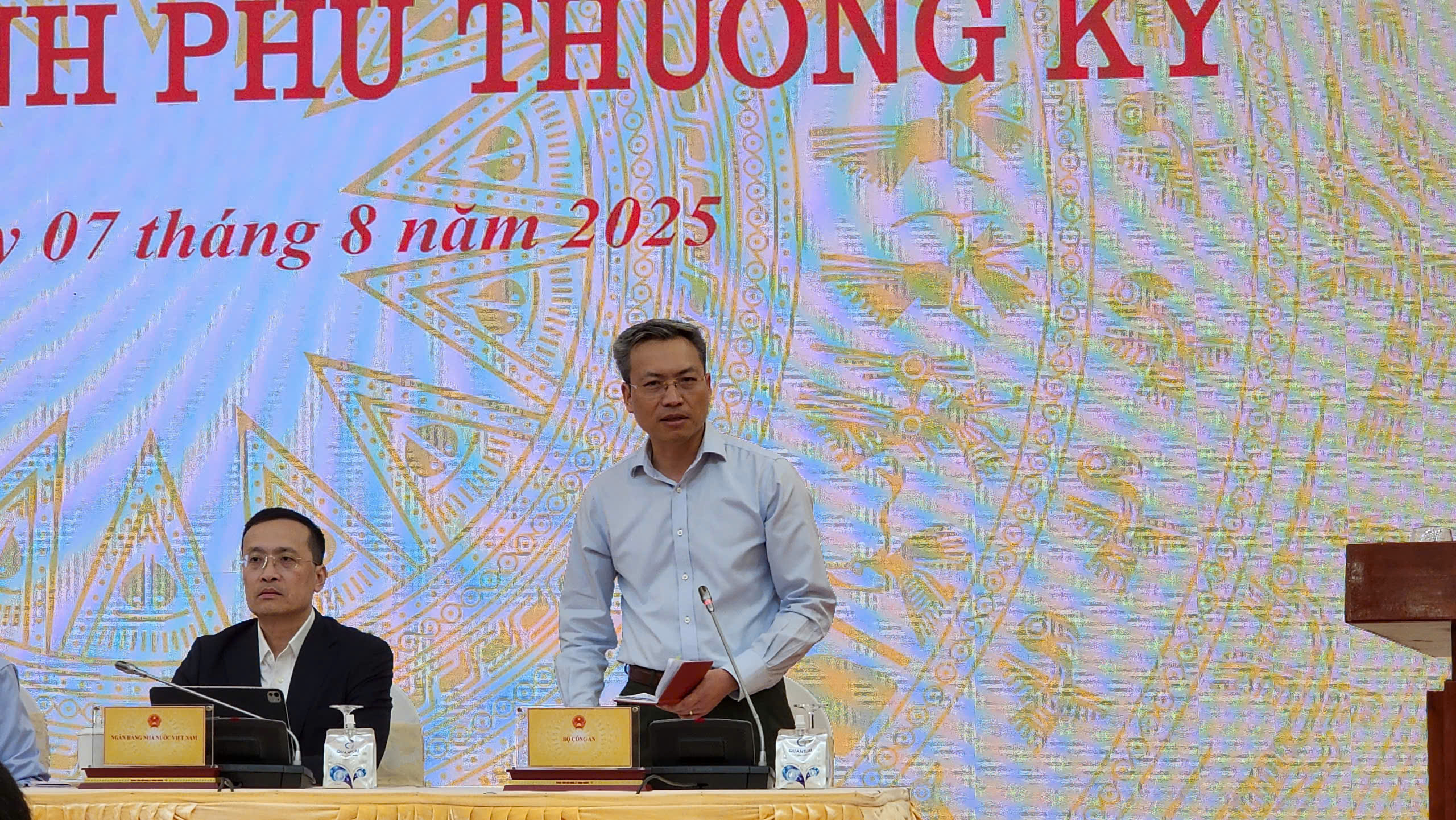 Thiếu tướng Nguyễn Quốc Toản, Ch&aacute;nh văn ph&ograve;ng, Người ph&aacute;t ng&ocirc;n Bộ C&ocirc;ng an, th&ocirc;ng tin về c&ocirc;ng t&aacute;c bảo đảm an ninh, an to&agrave;n cho Lễ kỷ niệm 80 năm C&aacute;ch mạng th&aacute;ng T&aacute;m v&agrave; Quốc kh&aacute;nh 2/9.