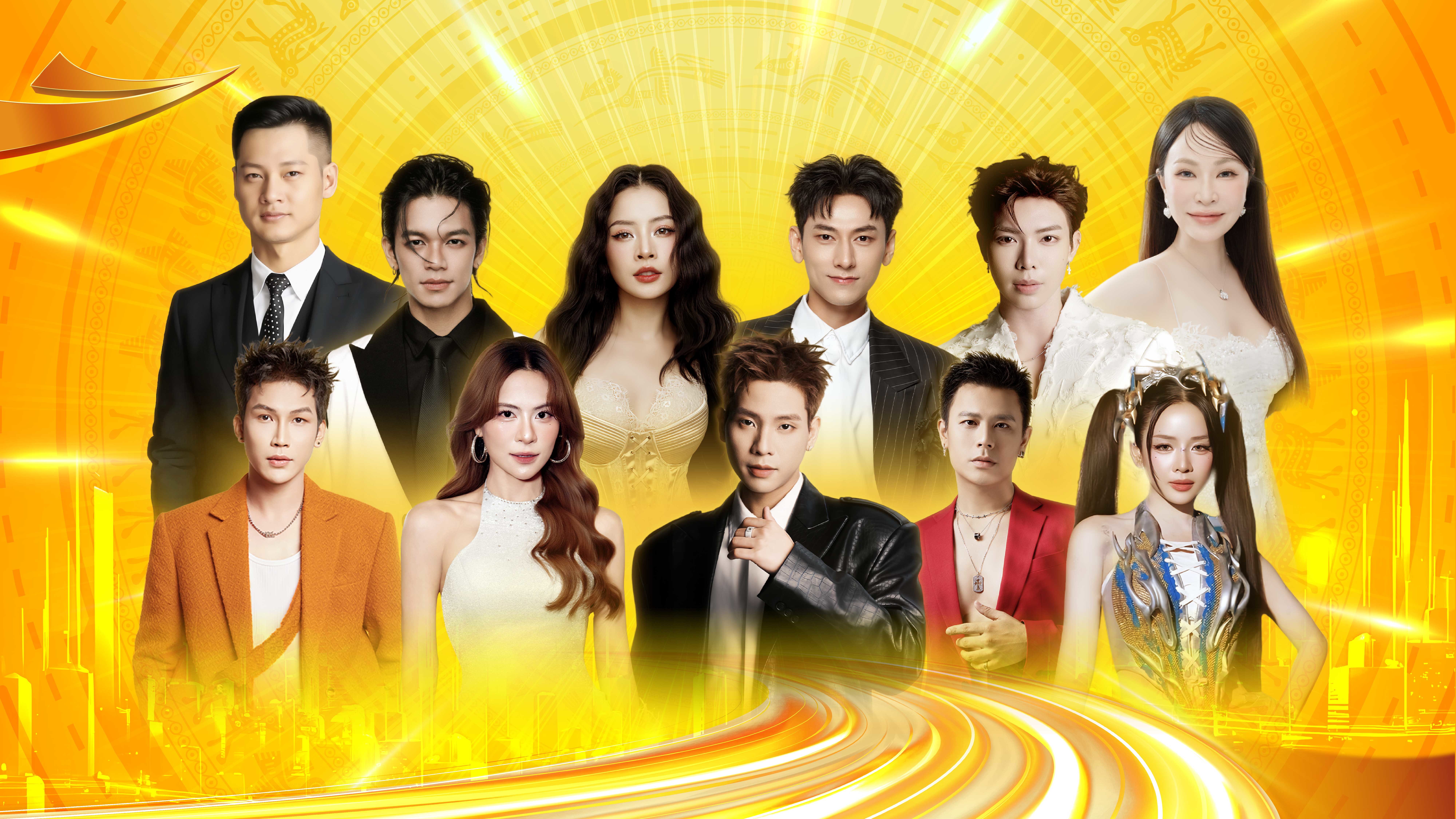 Dàn line-up đình đám tham dự đại nhạc hội Khơi mạch nguồn Di sản - Vững bước Kỷ nguyên mới tại Thành phố Thiên niên kỷ T&T City Millennia tới đây.