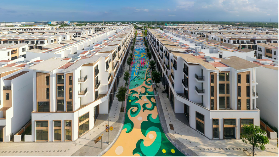 The Millennia Journey walking street is nearing completion – one of two main attractions to debut at the August 9 event