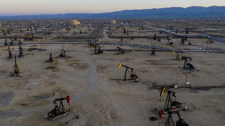Mỏ dầu South Belridge ở bang California, Mỹ - Ảnh: Getty/CNBC.