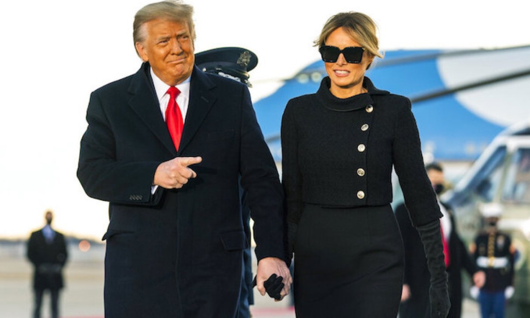 Vợ chồng cựu Tổng thống Mỹ Donald Trump.