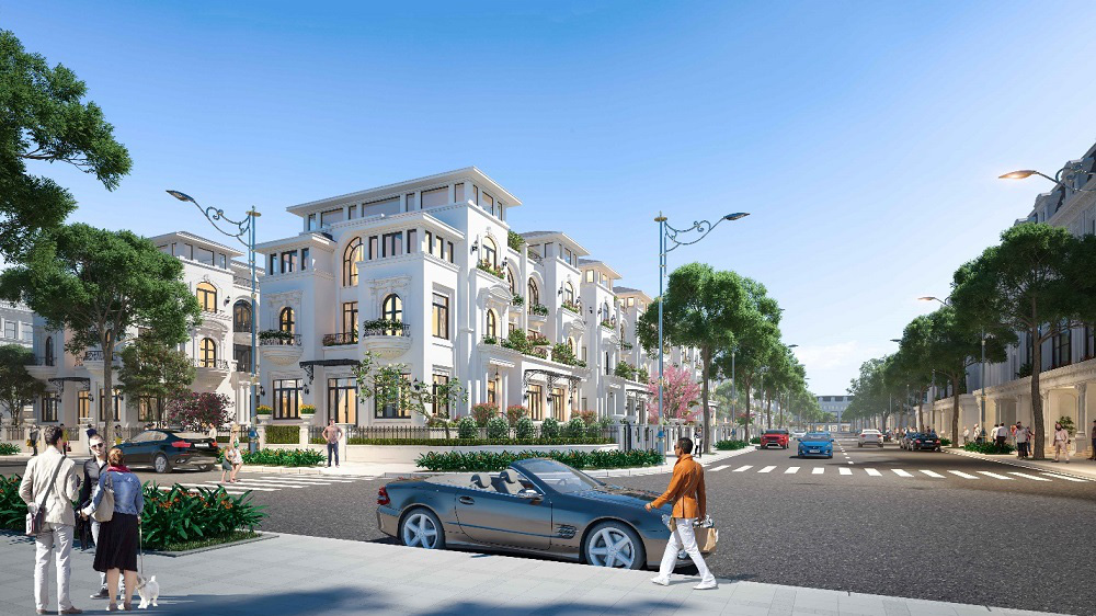 Biệt thự song lập Louis City Hoàng Mai giai đoạn 2 được chào bán với mức giá từ 99 triệu đồng/m2.