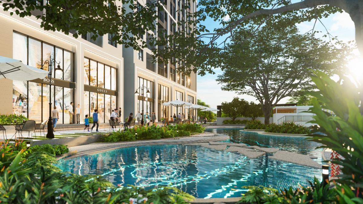 Không gian sống đậm chất resort tại Feliz Homes.