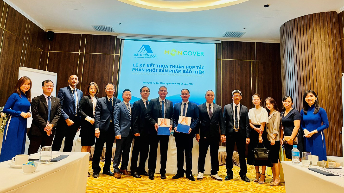Theo thỏa thuận hợp tác, gần 25,000 tư vấn viên trên toàn quốc của Moncover sẽ được ủy quyền phân phối các sản phẩm chiến lược của Bảo hiểm AAA trong phân khúc khách hàng cá nhân.