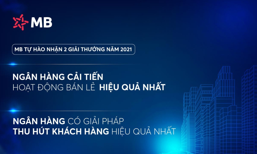 Đạt được giải thưởng này là nhờ MB liên tục đổi mới và hoàn thiện các sản phẩm dịch vụ của chính mình.