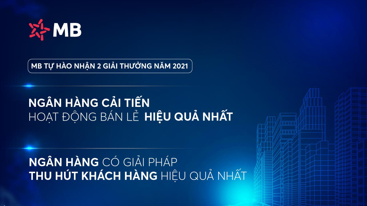 Đạt được giải thưởng này là nhờ MB liên tục đổi mới và hoàn thiện các sản phẩm dịch vụ của chính mình.