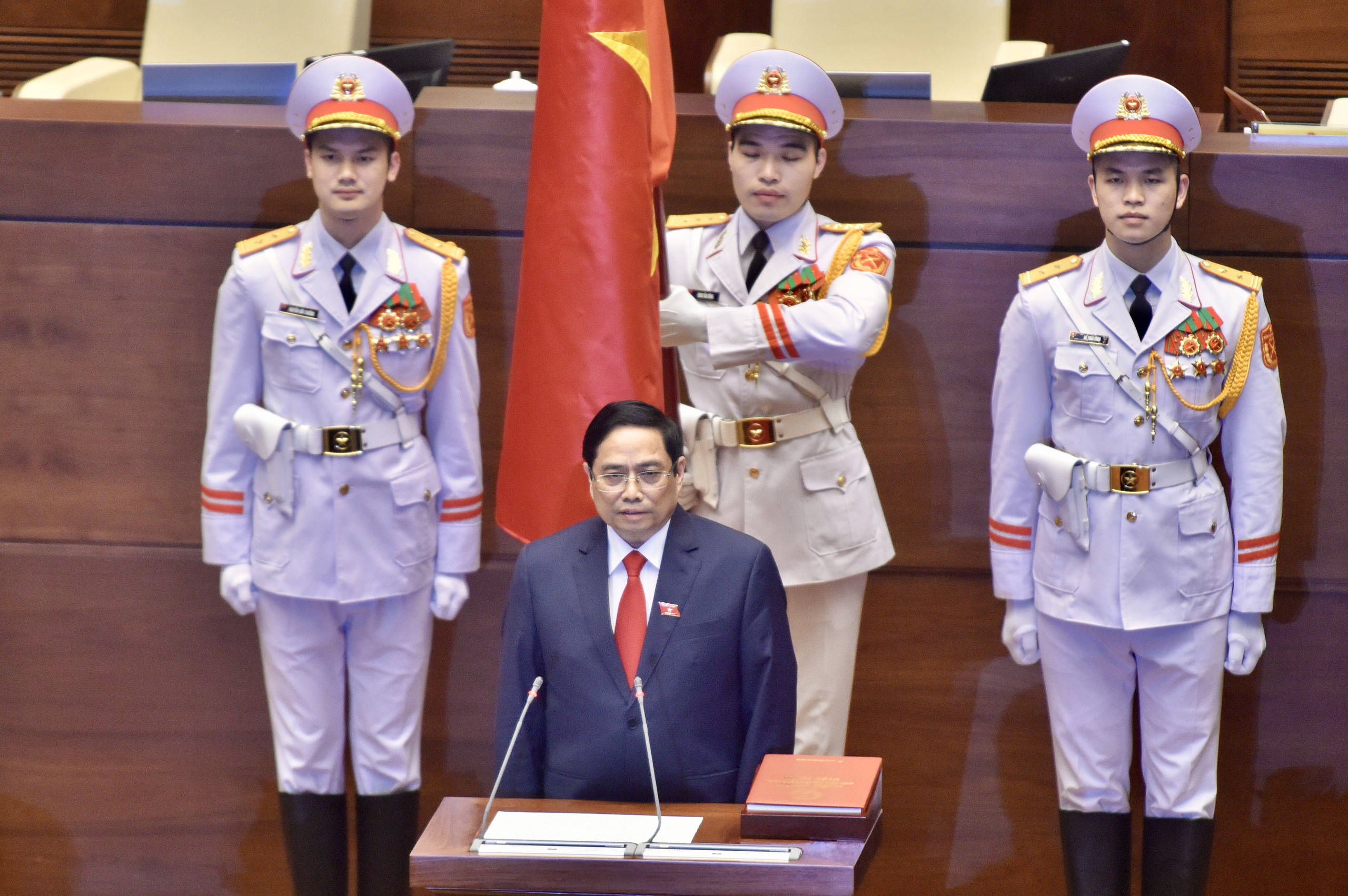 Ông Phạm Minh Chính khẳng định, trước yêu cầu tiếp tục đẩy mạnh toàn diện, đồng bộ công cuộc đổi mới theo tinh thần Nghị quyết Đại hội XIII của Đảng, Chính phủ, Thủ tướng Chính phủ nhận rõ trách nhiệm của mình phải kế thừa và phát huy những thành tựu, kết quả đạt được; tiếp tục đổi mới, tạo sự chuyển biến mạnh mẽ, hiệu quả hơn nữa trong thời gian tới.