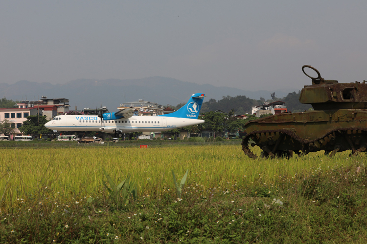 Cảng Hàng không Điện Biên vốn là sân bay dã chiến năm 1954 - cứ điểm 206 - Ảnh: VGP