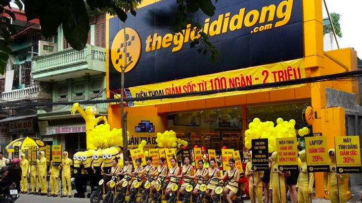 Tính đến cuối tháng 2/2021, MWG có 908 cửa hàng Thegioididong.com, giữ nguyên so với thời điểm cuối tháng 1/2021.